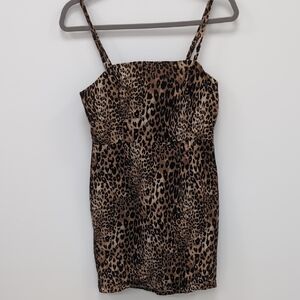 Leopard Print Mini Dress